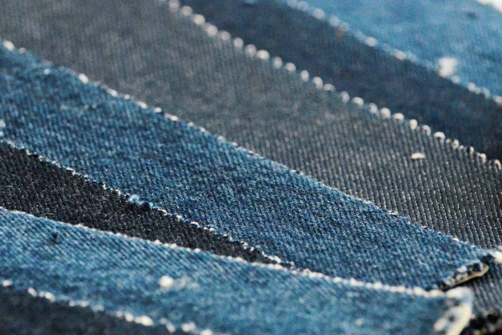 denim fabrics with different finishings